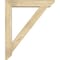 Ekena Millwork Traditional Slat Rough Sawn Bracket w/ Offset Brace, Douglas Fir, 6"W x 30"D x 36"H BKT0604X30X36TRA06RDF - alternate 4